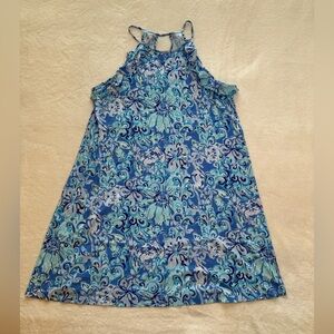 Lilly Pulitzer Billie Dress in “Saltwater Blue Sun’s ☀️ Out Fun’s Out” - Size: L